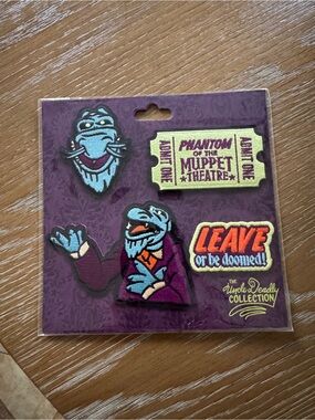 2026 MOG WDI Disney The Muppets Uncle Deadly 4 Piece Patch Set New LE 300